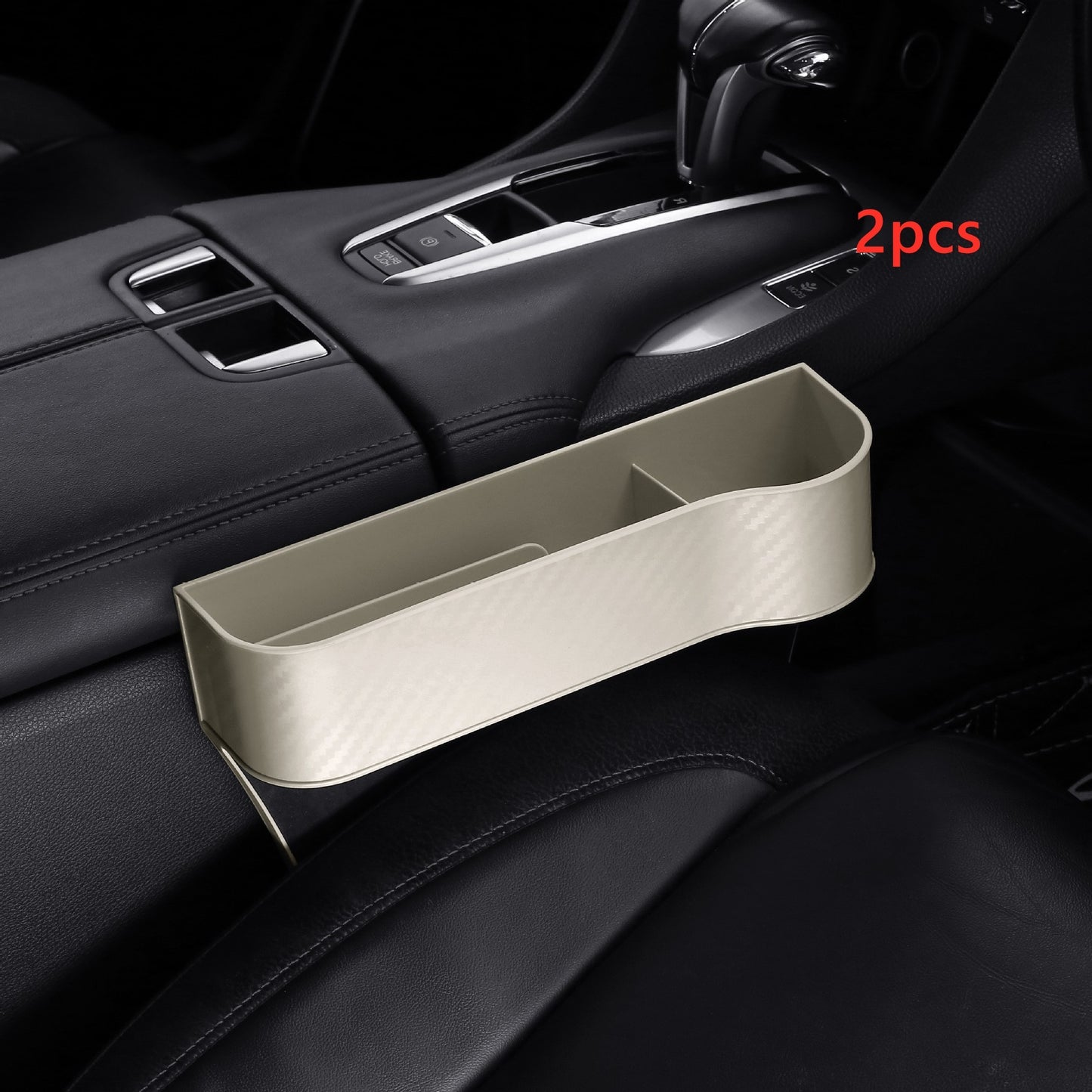 Flag Village Auto Tools Car Organizer Seat Gap Storage Box PU Case Pocket Car Seat Side Slit For Wallet Phone Coins Cigarette Keys Cards Auto Universal