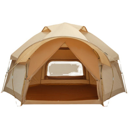 Flag Village Outdoor Thickened Rainproof Portable Folding Automatic Camping Tent