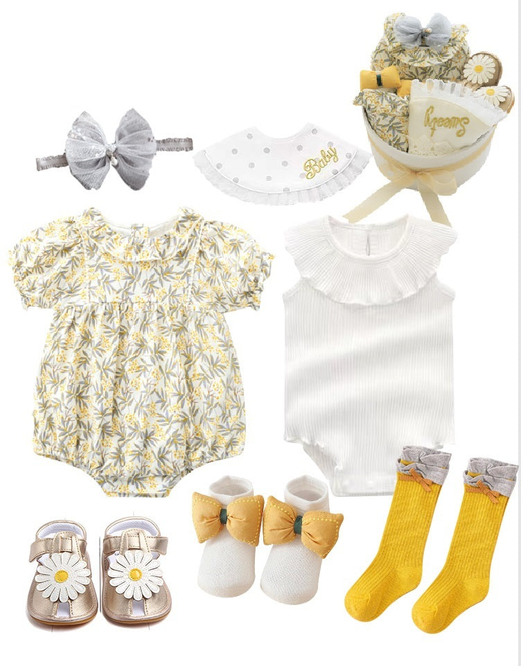 Flag Village Four Seasons Baby Clothes Gift Box Newborn Set