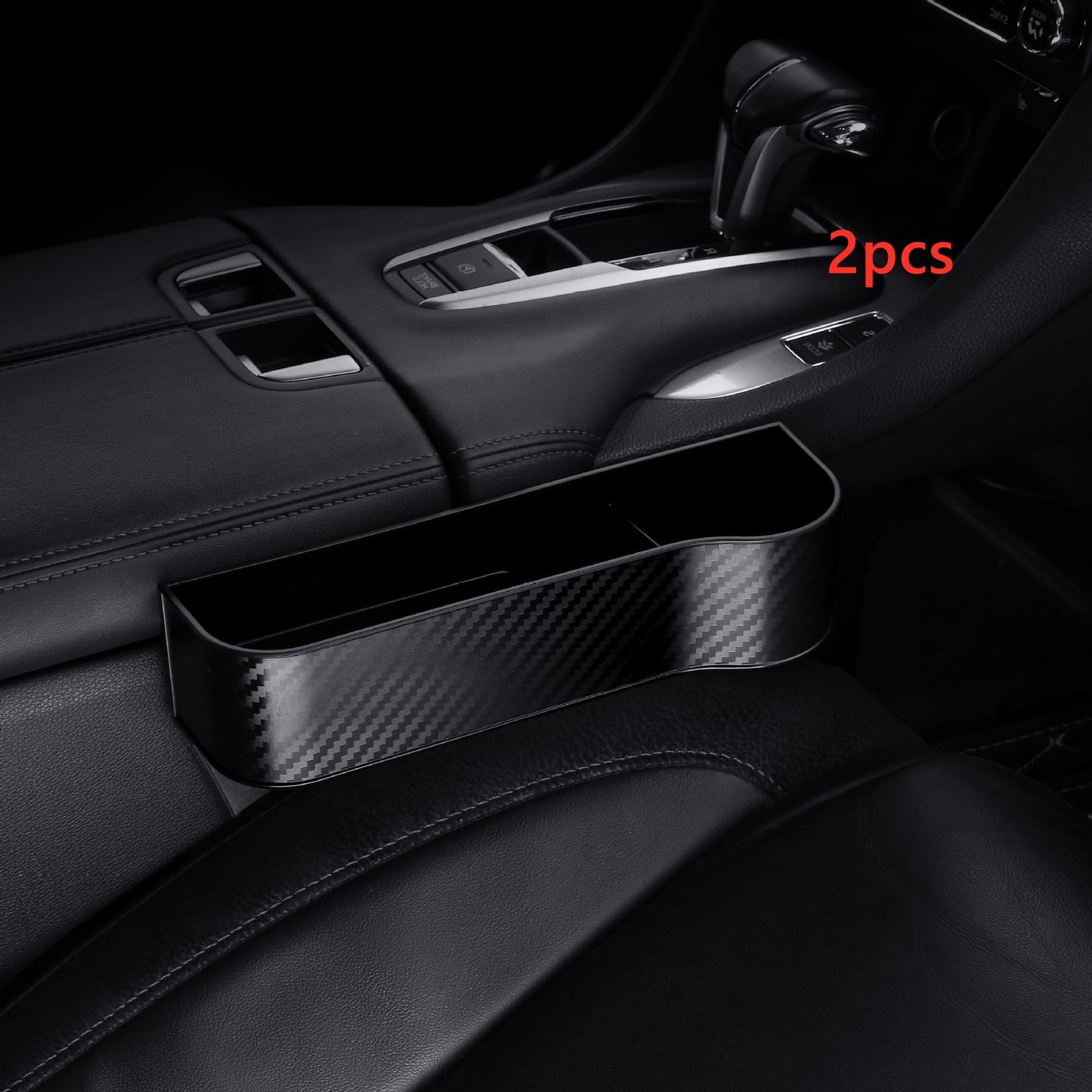 Flag Village Auto Tools Car Organizer Seat Gap Storage Box PU Case Pocket Car Seat Side Slit For Wallet Phone Coins Cigarette Keys Cards Auto Universal