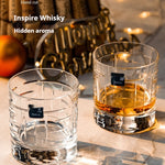 Flag Village Handmade Whiskey Shot Glass Imported Liquor Glass Set Gift Box