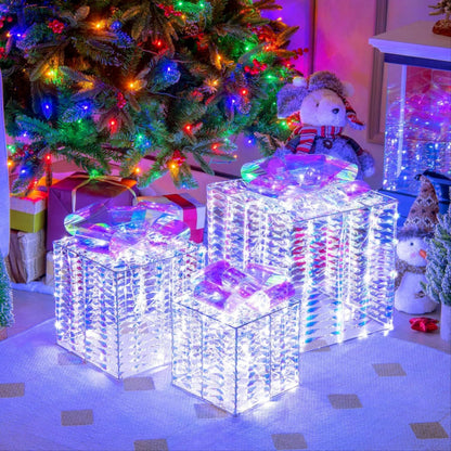 Flag Village Christmas Gift Box Three-piece Set Gift Decoration
