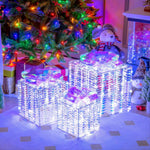 Flag Village Christmas Gift Box Three-piece Set Gift Decoration