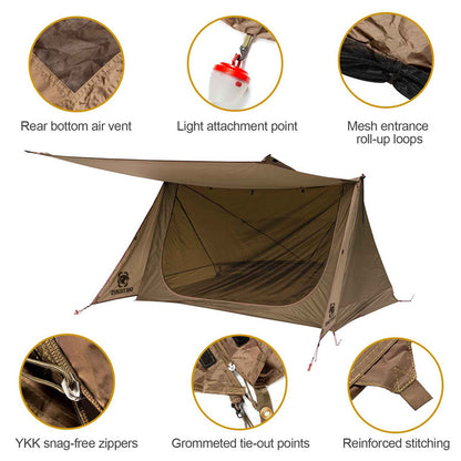 Flag Village Portable Jungle Camping Gear For Outdoor Camping