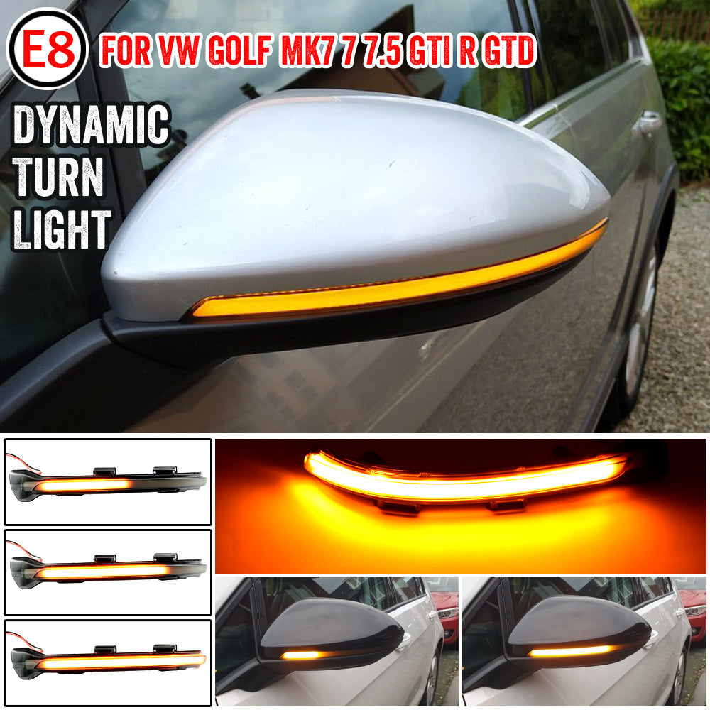 Flag Village Auto Tools Car Reversing Mirror Turn Light