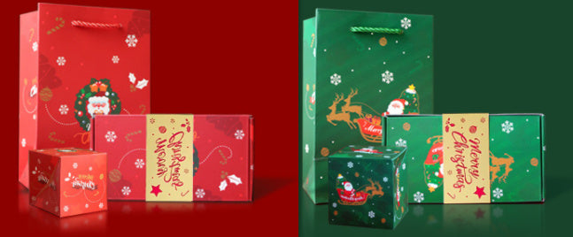 Flag Village Christmas Eve Surprise Box Creative Gift Box