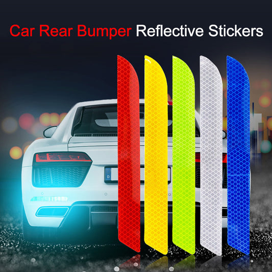 Flag Village Auto Tools Body Reflective Sticker Car Rear Bumper Reflective Film