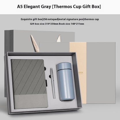 Flag Village Notebook Gift Box Vacuum Cup Set Business Gift Company Activity High-end Practical Gift