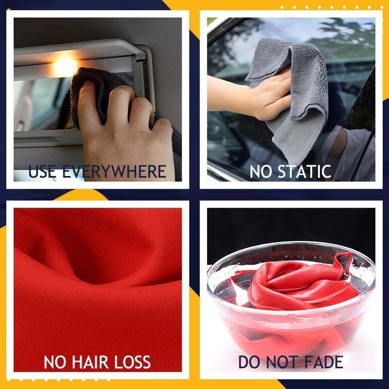 Flag Village Auto Tools Thickened Absorbent And Hairless Deerskin Car Wash Towel