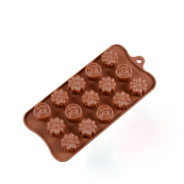 Flag Village Silicone Chocolate Brown Love Heart Mold Gift Box