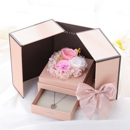 Flag Village Double Door Eternal Flower Stud Gift Box