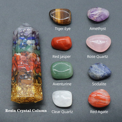 Flag Village Colorful Series Crystal Stone Gift Box