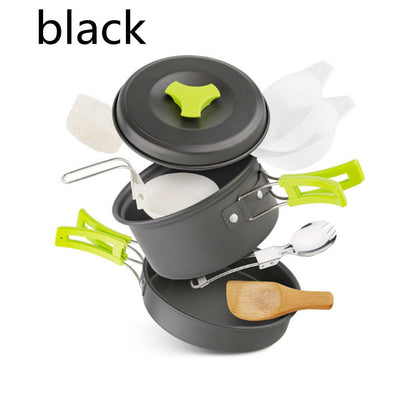 Flag Village Outdoor cookware 1-2 people camping cookware set