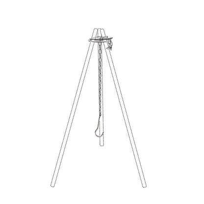 Flag Village Convenient Triangle Hanging Pot Support For Outdoor Camping
