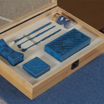 Flag Village Burnt Blue Citron Set Gift Box Incense Tools