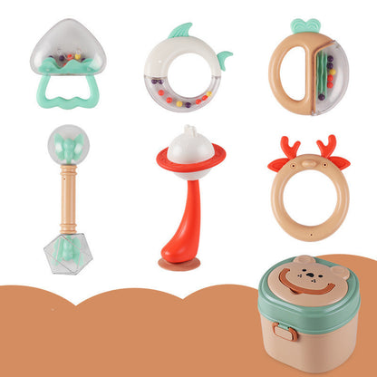 Flag Village Baby Rattle Plastic Toy Gift Box Set