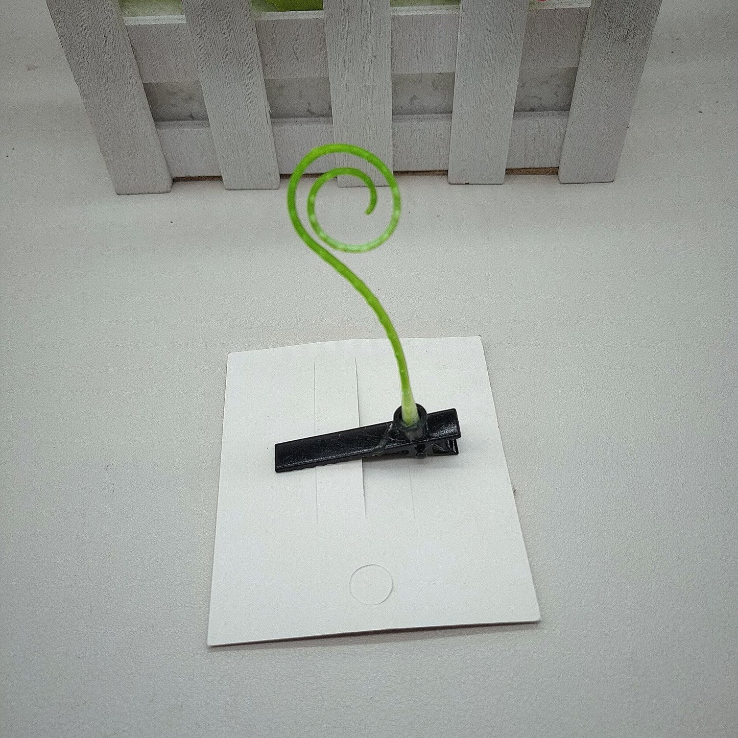 Flag Village Plastic Cute Grass Barrettes Funny Bean Sprout Class Kindergarten Gifts Spring Clip