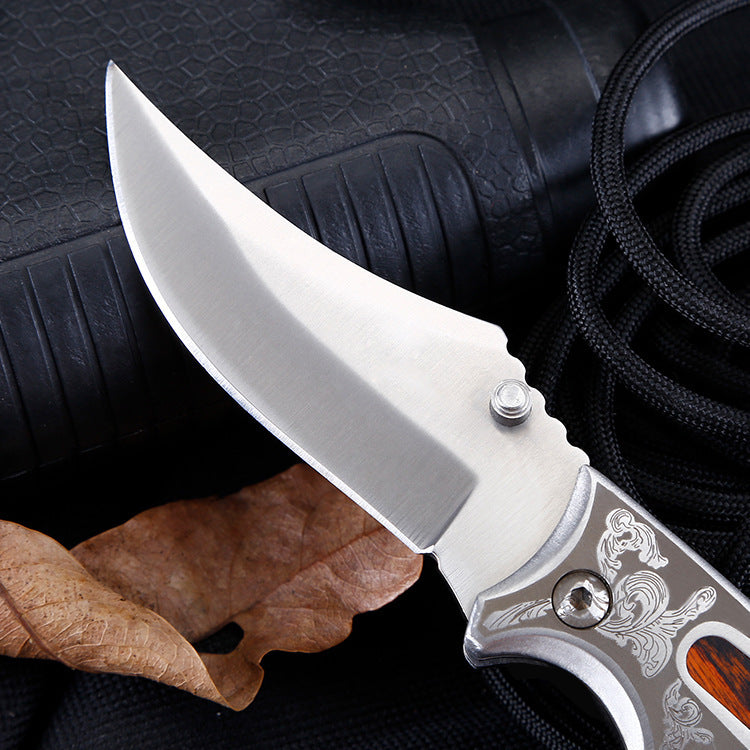 Flag Village Portable Outdoor Camping Survival Folding Knife