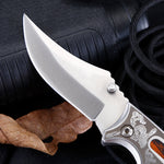 Flag Village Portable Outdoor Camping Survival Folding Knife