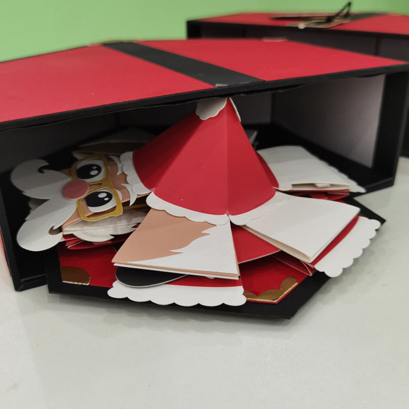 Flag Village Christmas Surprise Box Bounce Gift Box Toys