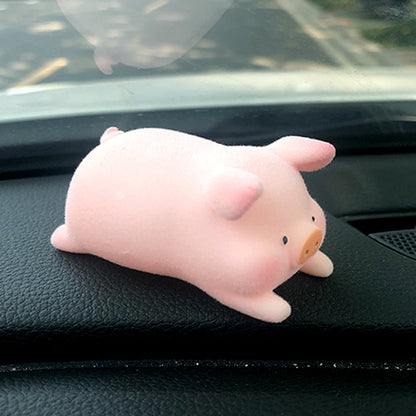 Flag Village Auto Tools Cute Cartoon Pig Car Accessories