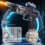 Flag Village Fire Rat Electric Water Pistol Cool Light Full Automatic Water Spray Gun Summer Toy Sports Entertainment Children Gifts AC223