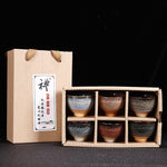 Flag Village Kiln Change Ceramic Kung Fu Tea Set Cup Home Gift Box