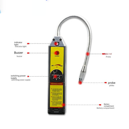 Flag Village Auto Tools WJL-6000 Halogen Air Tightness Electronic Car Leak Detector