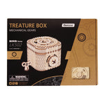 Flag Village Robotime Rokr 123Pcs Treasure Box Creative 3D Wooden Puzzle Game Assembly Toys Chris Gift For Children Adults Teens Dropshipping