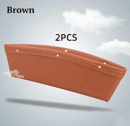 Flag Village Auto Tools Car Organizer Box Caddy Catcher PU Leather Seat Gap Storage Bag