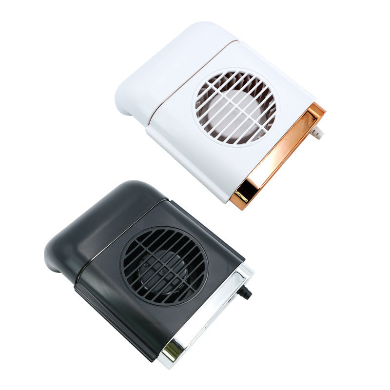 Flag Village Auto Tools Car Fan Magnetic Fan Car Cooler Silent Wireless Charging USB Fan 3Speed Adjustable Universal Car Rear Seat Auto Cooling