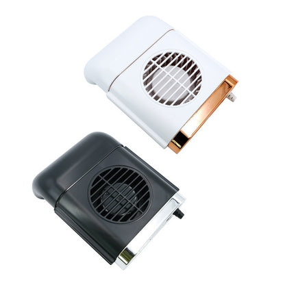 Flag Village Auto Tools Car Fan Magnetic Fan Car Cooler Silent Wireless Charging USB Fan 3Speed Adjustable Universal Car Rear Seat Auto Cooling
