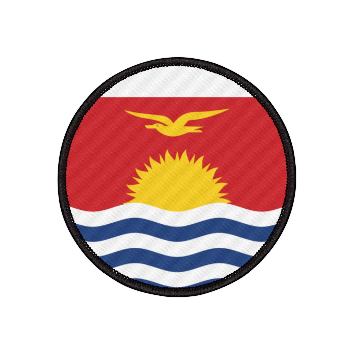 Flag Village Kiribati Flag Embroidery Iron-On Patches