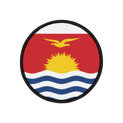 Flag Village Kiribati Flag Embroidery Iron-On Patches