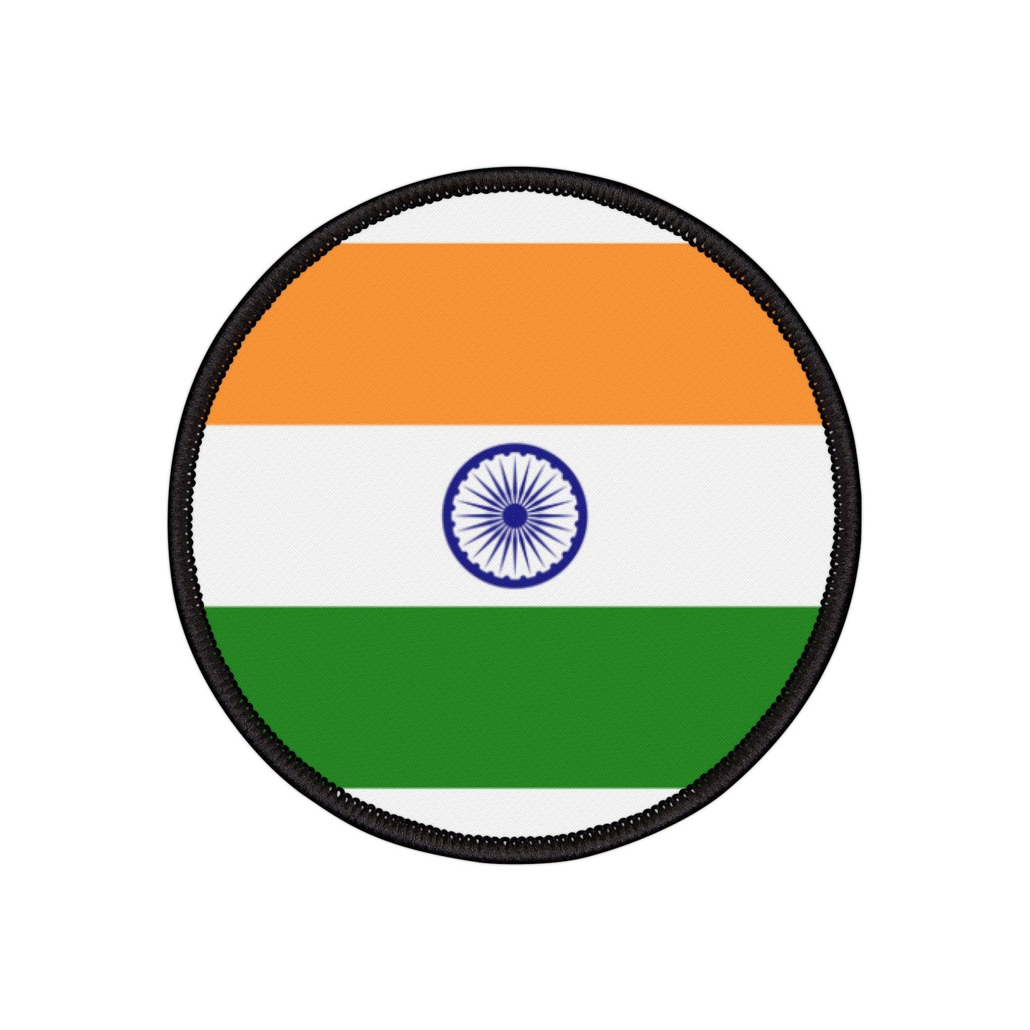 Flag Village India Flag Embroidery Iron-On Patches