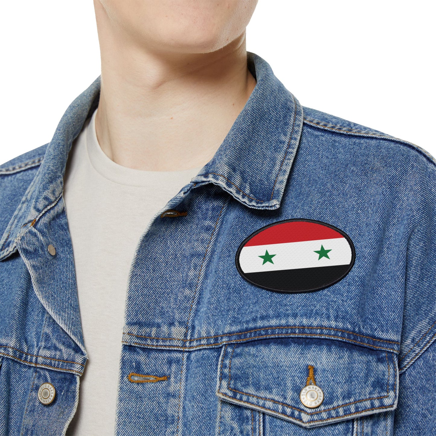 Flag Village Syria Flag Embroidery Iron-On Patches
