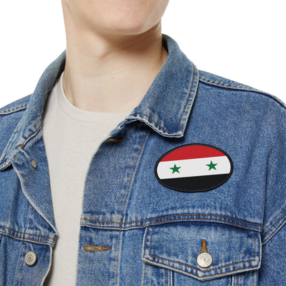 Flag Village Syria Flag Embroidery Iron-On Patches