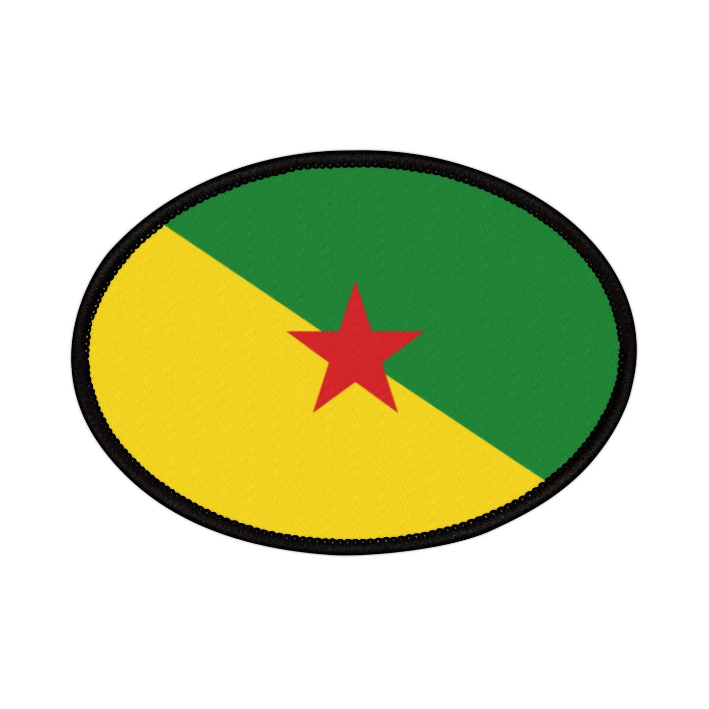 Flag Village Guiana(French Guiana) Flag Embroidery Iron-On Patches