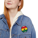 Flag Village Ghana Flag Embroidery Iron-On Patches