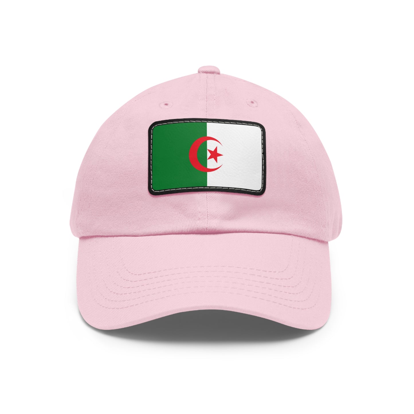 Flag Village Algeria Flag Hat Cap with Leather Patch