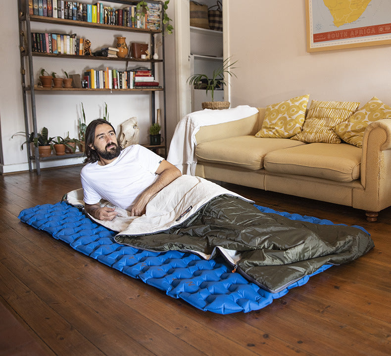 Flag Village Camping Thin Portable Envelope Cotton Sleeping Bag