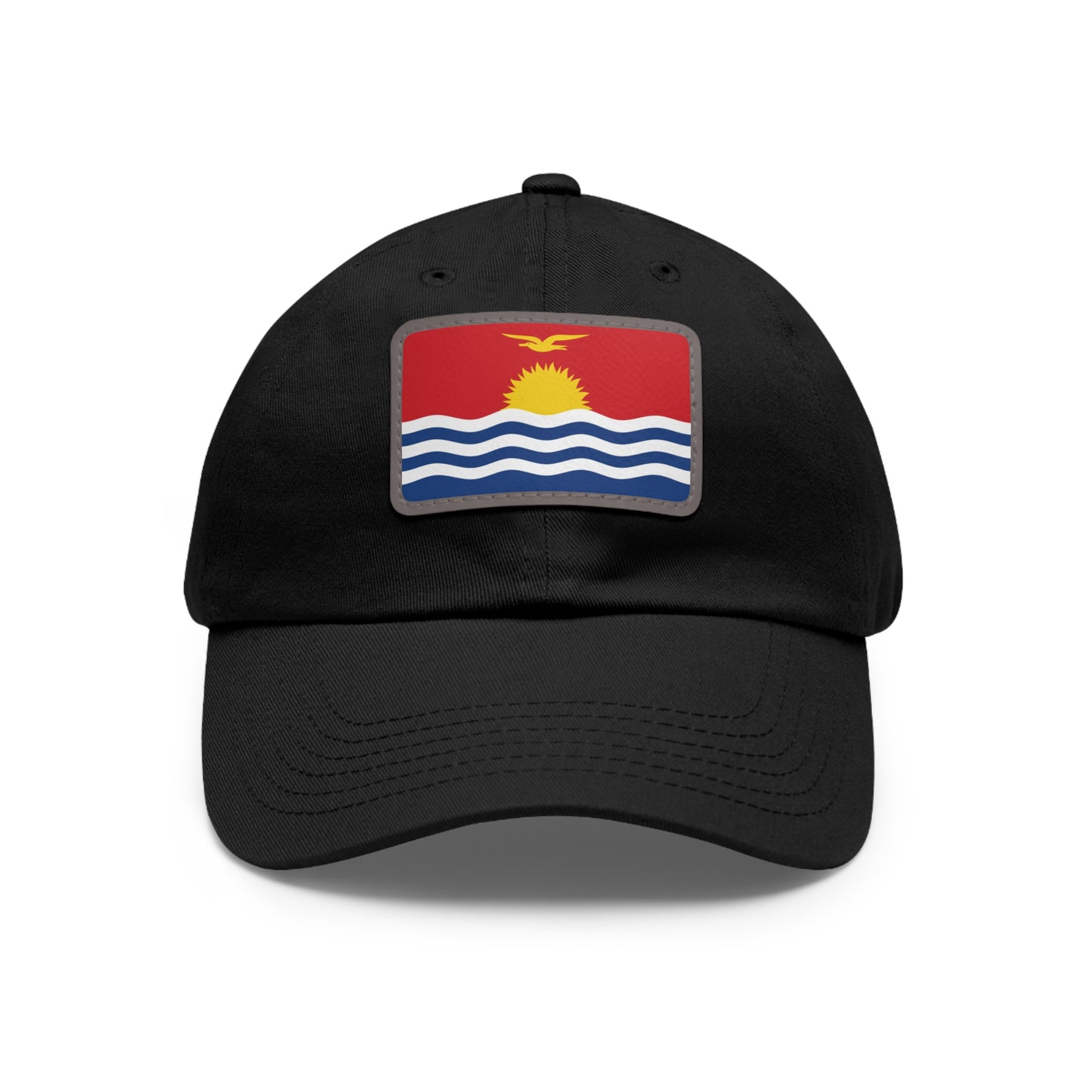 Flag Village Kiribati Flag Hat Cap with Leather Patch