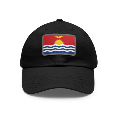 Flag Village Kiribati Flag Hat Cap with Leather Patch