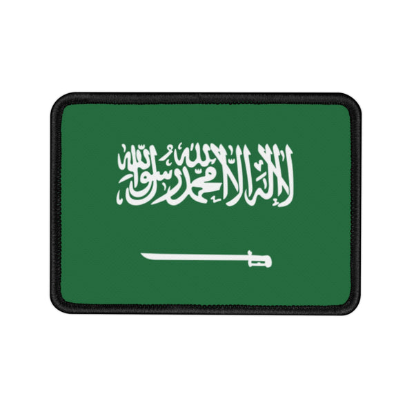 Flag Village Saudi Arabia State Flag Embroidered Iron-On Patch