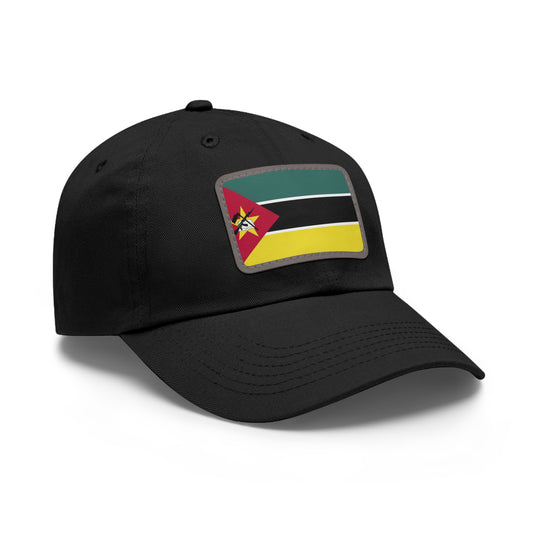 Flag Village Mozambique Flag Hat Cap with Leather Patch