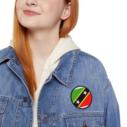 Flag Village Saint Kitts And Nevis Flag Embroidery Iron-On Patches
