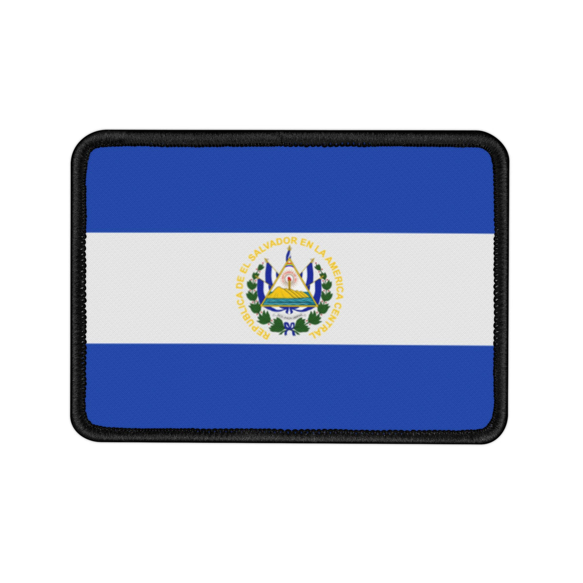 Flag Village El Salvador Flag Embroidery Iron-On Patches