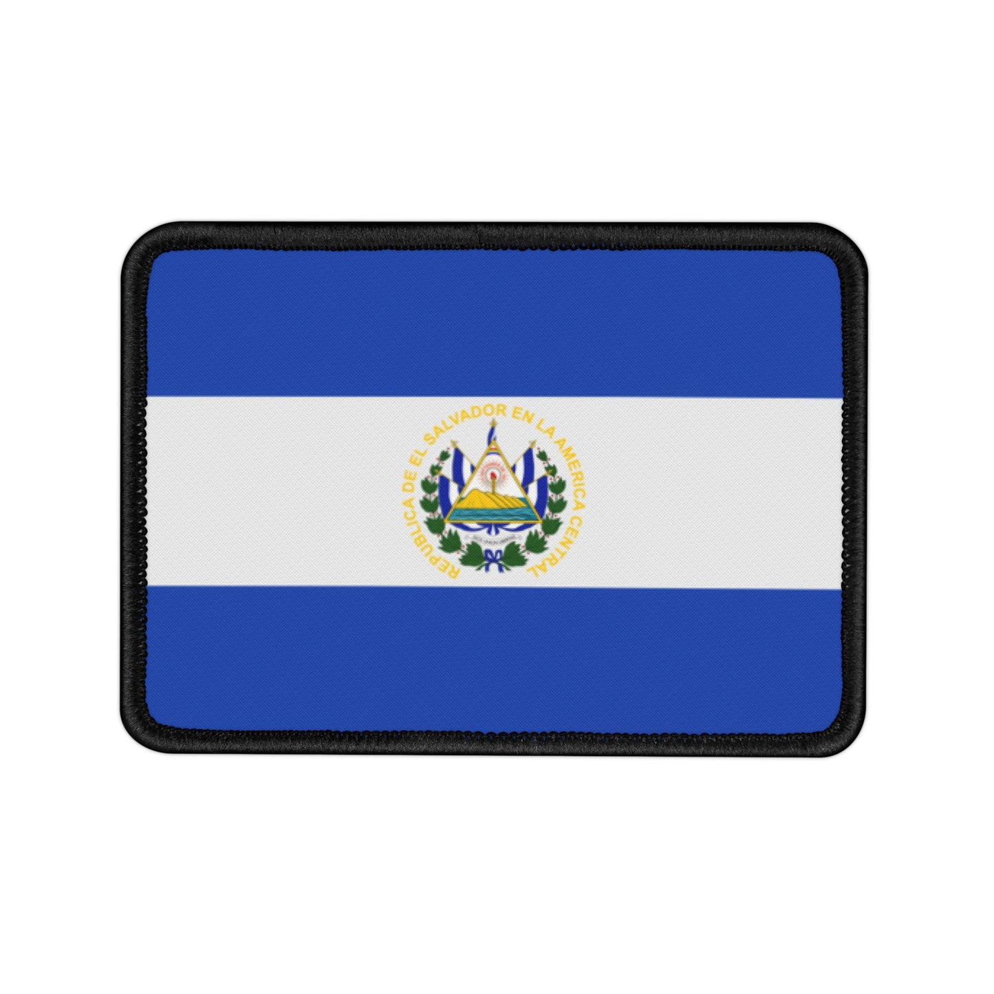 Flag Village El Salvador Flag Embroidery Iron-On Patches