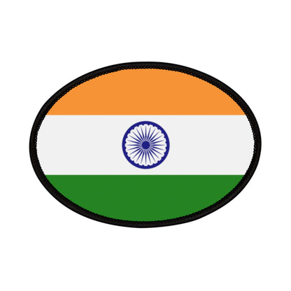 Flag Village India Flag Embroidery Iron-On Patches