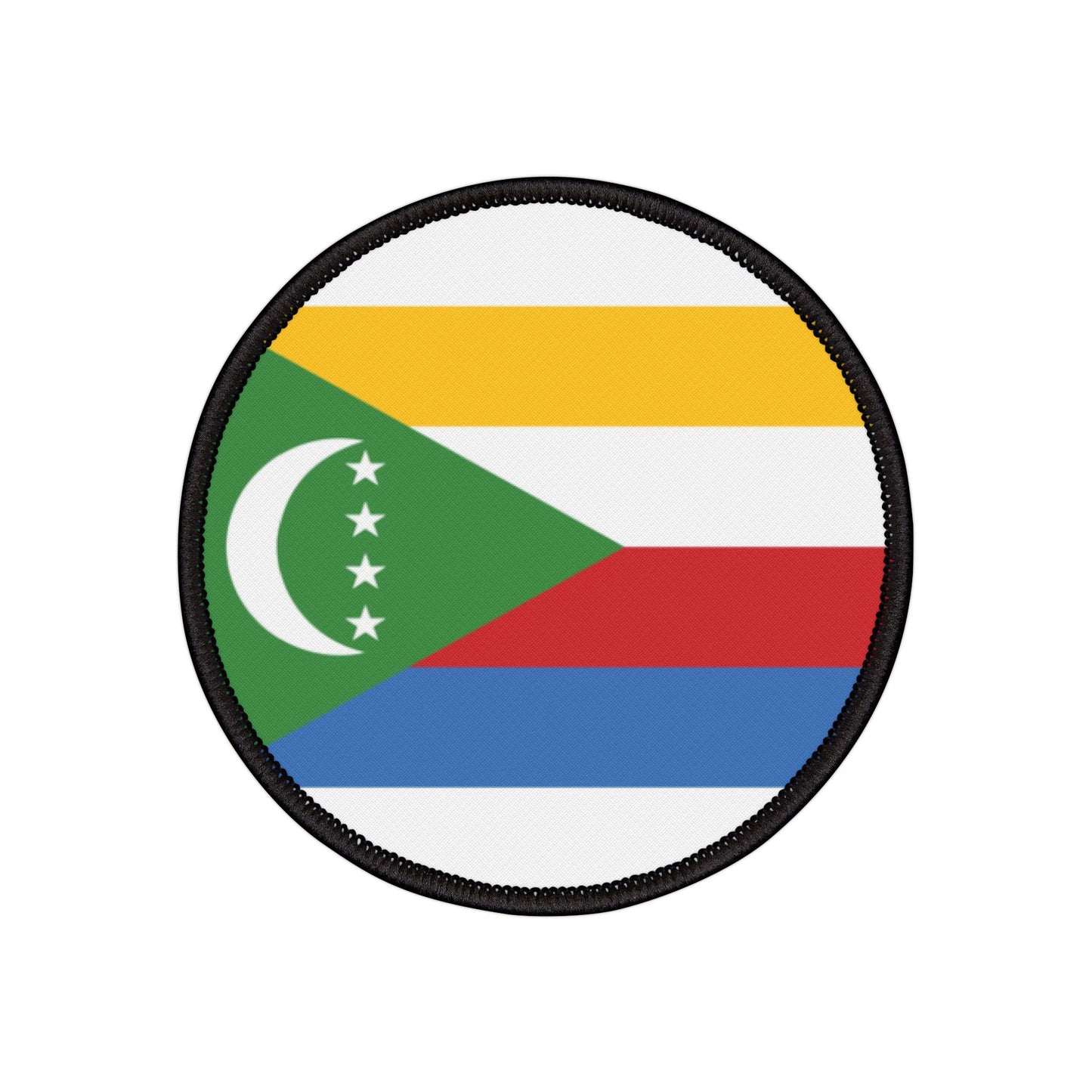 Flag Village Comoros Flag Embroidery Iron-On Patches